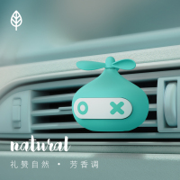 敬平车载香水香薰空调出风口可爱懵星人车内饰品摆件汽车装饰用品大全 懵星人[呆萌蓝色]配送3片香膏 平挂摆件