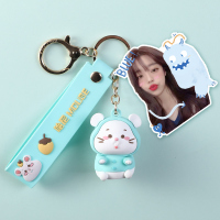 敬平头像照片定制情侣diy钥匙扣链一对可爱个性创意定做汽车挂件女男 单人306+蓝色老鼠车用钥匙扣汽车钥匙扣