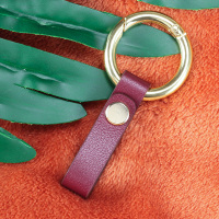 敬平汽车皮车用创意不伤车遥控钥匙扣个性男士圈安防丢男挂件女 金环紫带车用钥匙扣汽车钥匙扣