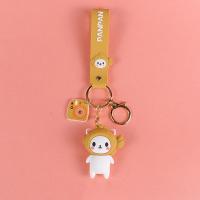 敬平情侣diy照片定制钥匙扣链一对可爱个性创意定做头像汽车摆件挂件 鲷鱼烧白熊钥匙扣汽车钥匙扣
