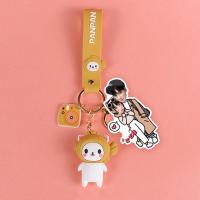 敬平情侣diy照片定制钥匙扣链一对可爱个性创意定做头像汽车摆件挂件 双人241+鲷鱼烧白熊钥匙扣汽车钥匙扣