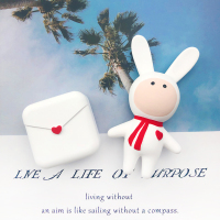 敬平ins车载香水可爱兔车内出风口香薰汽车装饰用品大全女神车饰摆件 长耳兔+情书 送香薰精油2瓶 平挂摆件