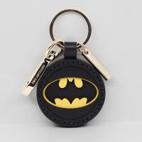 奔驰宝马奥迪保时捷大众别克本田速腾手工汽车用钥匙扣包定制 蝙蝠侠黑色