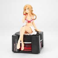 敬平汽车摆件香水车内饰品香氛男香薰美女车上中控台车用座式香水 车载香水-美女+香水座古龙香味☆ 精油型☆香味 挂摆件