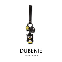 敬平韩国情侣钥匙扣卡通公仔挂件可爱汽车钥匙扣圈链包挂饰网红款男女 酷企鹅钥匙扣