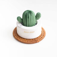 敬平车内饰品摆件汽车装饰用品大全车载香水创意可爱女中控台 大仙人掌款(送香精/防滑垫) 平挂摆件