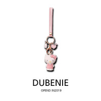 敬平韩国情侣钥匙扣卡通公仔挂件可爱汽车钥匙扣圈链包挂饰网红款男女 kT猫钥匙扣