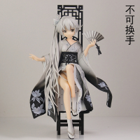 敬平创意动漫手办汽车摆件美少女机箱装饰网红车载车内饰品男 高订 支架+座椅 不可换手 平挂摆件