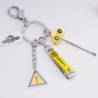敬平韩国时尚创意钥匙扣可爱女实用钥匙环挂件兔宝宝指甲刀汽车钥匙圈 感叹号指甲刀车用钥匙扣汽车钥匙扣
