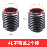 敬平垃圾桶小车多功能手提垃圾袋抖友车载洗车专用用品汽车拉及伸缩卡 (不带盖)2个 平车载垃圾桶