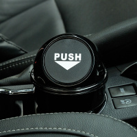 敬平车载垃圾桶车用垃圾桶汽车用品汽车收纳垃圾桶送车载垃圾袋置物盒 杯型垃圾桶-黑色(送袋子) 平