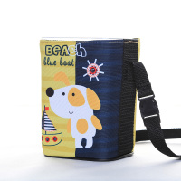 敬平车载垃圾桶汽车内用车上创意用品可爱时尚车挂式垃圾袋多功能专用 欢乐小狗* 平