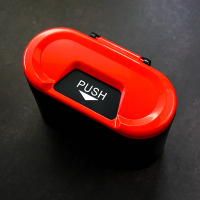 敬平车载垃圾桶汽车内用多功能创意悬挂式车侧门上垃圾收纳盒前排后排 樱桃红方形可挂[送垃圾袋1卷] 平