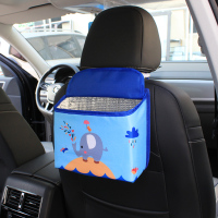 敬平卡通可爱汽车内用垃圾桶多功能车用悬挂式车载垃圾桶可折叠收纳 水上乐园(垃圾袋) 平