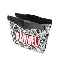 敬平车载垃圾袋汽车垃圾袋悬挂折叠式垃圾桶皮革磁吸垃圾袋车内用品 复联美漫 平车载垃圾桶