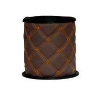 敬平车载垃圾桶汽车内饰装饰用品创意垃圾箱多功能置物盒收纳袋悬挂式 三线咖啡 平