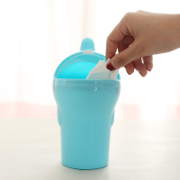 敬平车载垃圾桶车上用挂式汽车用品有翻盖车内迷你小垃圾桶收纳储物箱 天蓝色 海豚垃圾桶 平