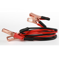 敬平汽车电瓶线搭火线纯铜搭铁线搭电线连接线夹子过江龙应急启动电源 2米摩托车专用 平