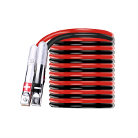 敬平汽车救援电瓶线搭火线搭电线电瓶连接线纯铜加粗搭车线打火线车用 纯铜夹+3.5米加粗纯铜线2500A 平