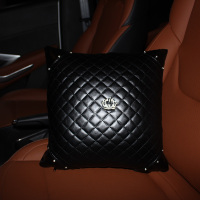 敬平镶钻皇冠汽车内饰手刹套排挡套安全带护肩套头枕靠枕抱枕方向盘套 抱枕[单个价] 平