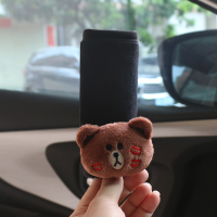 敬平韩国汽车内饰排挡套可爱卡通档位套手刹防滑车饰用品手自动挡把套 绿色 唇印手刹套(黑绒 平排档/手刹套换挡手刹套