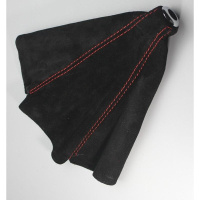 敬平汽车改装通用档把防尘罩排挡挂档套档位套皮变速杆换挡罩档把套 磨砂皮[红线] 平排档/手刹套换挡手刹套