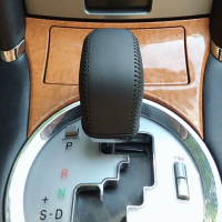 敬平05/06/08/10/13年新老锐志档把套皮排挡套挂挡杆自动档位套 05-09款老锐志自动[黑线1个排换挡手刹套