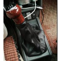 敬平老款普桑排挡杆防尘套99新秀档把套大众桑塔纳档位防尘罩手球配件 桃木色手球 平排档/手刹套换挡手刹套