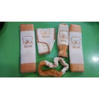 敬平汽车内饰套装安全带套护肩套手刹套排挡套五件套饰品汽车用品 经典熊自动挡 平排档/手刹套换挡手刹套