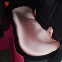 敬平原创日韩ins可爱毛绒尾巴粉耳朵档位套后视镜套安全带套 座垫单片后排 平排档/手刹套换挡手刹套