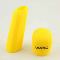 敬平硅胶排挡套汽车档位套手动排档套排档杆手刹套通用型档把防滑 手动档黄色带字 平排档/手刹套换挡手刹套