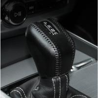 敬平全新18款XC60 S90 V90CC XC90挡档把套档位套挂档杆套排档 黑皮红线 平排档/手刹套换挡手刹套