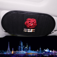 敬平汽车用品装饰排挡套手刹套遮阳板cd夹后视镜套五件套安全带护肩套 遮阳板cd夹1个 平排档/手刹套换挡手刹套