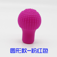 敬平汽车档位套手动自动排档杆四季防尘罩大众迈腾速腾CC途观新帕萨特 圆形款[粉色] 平排档/手刹套换挡手刹套