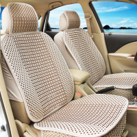 敬平四季通用汽车坐垫后排三人座有靠背全包围车套后座垫小车座椅座套 咖啡色-标准版(单座) 平