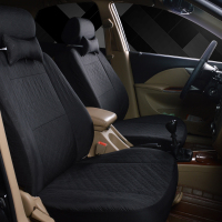 敬平V6乐唯V2 V5乐维V3S御捷祥和A261A280道爵圆梦者电动汽车座套坐垫 压花布黑色 平