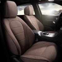 敬平全包围汽车坐垫四季通用亚麻座套宝马3系5系7系奔驰glc260奥迪A6L 车型均可定制-客服电话核对车型 平
