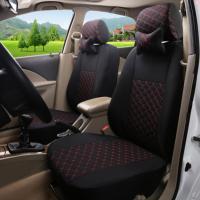 敬平全包围新款老款汽车座套亚麻布套四季通用坐椅套坐垫套出租车布艺 黑色 全亚麻黑色五座 平