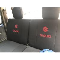 敬平昌河铃木北斗星汽车座套北斗星E+ X5全包布艺座套四季通用布座套 黑色车标 平坐垫