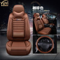 敬平专用于丰田汉兰达座椅套汽车坐垫座套全包围四季通用全包夏季座垫 四季全皮款[至尊版]咖啡色 平