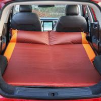 敬平汽车自动充气床垫SUV越野车专用车载旅行床后备箱气垫床成人睡垫 加厚棕黄 平