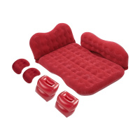 敬平汽车充气床垫后排路虎揽胜运动版行政版发现神行车载旅行床睡垫 [路虎]红色 后排座椅用 平