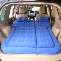 敬平2019通用型奔驰S350L S600L汽车载充气床垫后排旅行床轿车后座睡 后备箱款[蓝色] 平