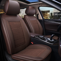 敬平冰丝汽车坐垫夏季奥迪A6L A4L A8L Q5L专用A3A7Q3Q7Q2L全包围座垫 咖色标准版