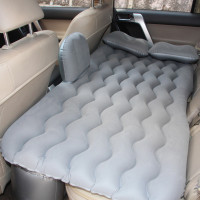 敬平车载充气床垫SUV专用XRV CRV霸道 柯迪亚克汽车用睡垫后排通用 EQ后排S波浪灰色 平
