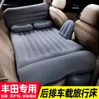 敬平丰田霸道普拉多酷路泽折叠汽车载充气后排气垫床旅行汉兰达床垫 灰色[A1连体护头款] 平
