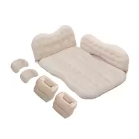 敬平宝马x1x5x6x3x4z4i3车载充气床汽车成人床垫后排轿车后座睡垫床 [宝马]米色 后排座椅用 平