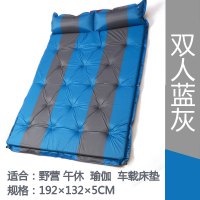 敬平SUV车载充气床自充气床垫汽车后备箱旅行床车用睡垫自动充气垫 18点蓝灰5CM加厚 平