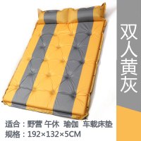 敬平SUV车载充气床自充气床垫汽车后备箱旅行床车用睡垫自动充气垫 18点黄灰5CM加厚 平