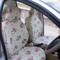 敬平棉布汽车座套全包布艺四季通用福克斯卡罗拉polo英朗坐垫套座椅套 编号020-米底小粉花 平